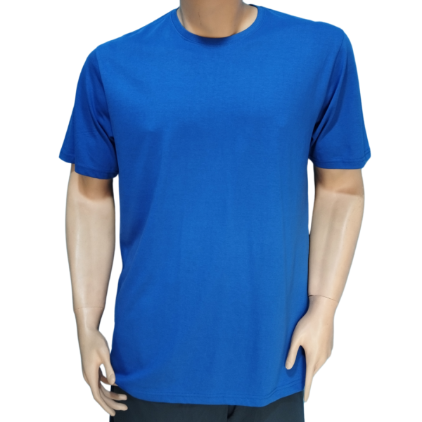 Polera Básica de algodón – Alternativo (Azul)